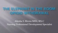 The Elephant in the Room: Opioid Withdrawal icon