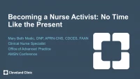 Becoming a Nurse Activist - No Time Like the Present icon