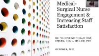 Medical-Surgical Nurse Engagement and Increasing Staff Satisfaction icon