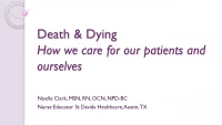 Death and Dying - How We Care for Our Patients and Ourselves icon