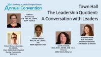 AMSN PRISM Award ///Town Hall - The Leadership Quotient: A Conversation with Leaders icon