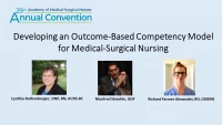 CMSRN of Distinction Award /// Developing an Outcome-Based Competency Model for Medical-Surgical Nursing icon