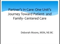 Partners in Care: One Unit's Journey toward Patient- and Family-Centered Care icon