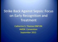 Strike Back Against Sepsis: Focus on Early Recognition and Understanding Treatment icon