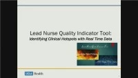 Lead Nurse Quality Indicator Tool: Identifying Clinical Hotspots with Real-Time Data icon