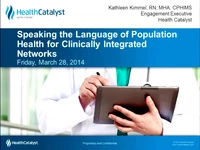 Speaking the Language of Population Health for Clinically Integrated Networks icon