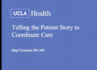 Telling the Patient Story to Coordinate Care icon