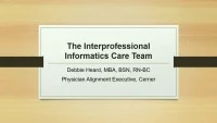 The Interprofessional Informatics Care Team  icon