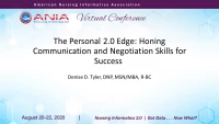 The Personal 2.0 Edge: Honing Communication and Negotiation Skills for Success icon