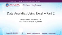 Data Analytics Using Excel - Part 2 icon