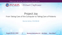 Project Joy: From Taking Care of the Computer to Taking Care of Patients icon
