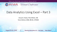 Data Analytics Using Excel - Part 3 icon