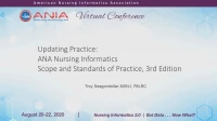 ANA Scope and Standards of Practice for Nursing Informatics, 3rd Edition & Closing Remarks icon
