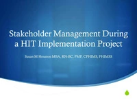 Stakeholder Management During an HIT Implementation Project icon