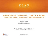 Medication Cabinets, Carts & BCMA 2014: Technologies Impact on Nurse Efficiency and Patient Safety icon