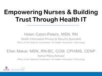 Empowering Nurses and Building Trust Through Health IT icon