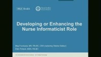 Developing or Enhancing the Role of the Nursing Informaticist icon