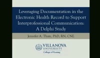 Leveraging Documentation in the Electronic Health Record to Support Interprofessional Communication icon