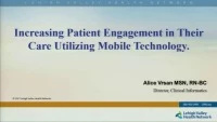 Increasing Patient Engagement in Their Care Utilizing Mobile Technology icon