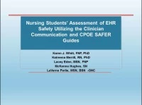 Nursing Students' Assessment of EHR Safety Utilizing the Clinician Communication and Computerized Provider Order Entry SAFER Guides icon
