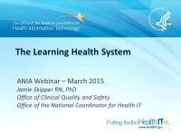 Building the Data Infrastructure for a Learning Health System icon