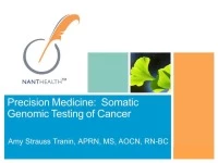 Precision Medicine: Somatic Genomic Testing of Human Cancers icon