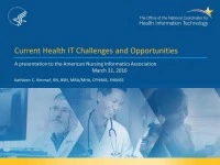 Current Health IT Challenges and Opportunities icon