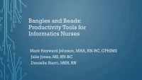 Bangles and Beads: Productivity Tools for Informatics Nurses icon