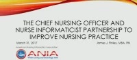 The Chief Nursing Officer and Nurse Informaticist Partnership to Improve Nursing RCD Practice icon