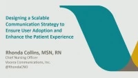 Designing a Scalable Communication Strategy to Insure User Adoption and Enhance the Patient Experience  icon