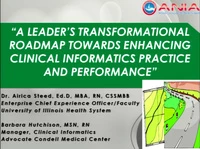 A Leader's Transformational Roadmap Towards Enhancing Clinical Informatics Practice and Performance icon