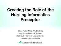 Creating the Role of the Nursing Informatics Preceptor icon
