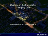 Usability on the Forefront of Changing Care icon