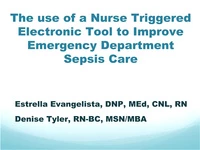 The Use of a Nurse-Triggered Electronic Screening Tool to Improve ED Sepsis Care icon