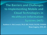 The Barriers and Challenges to Implementing Mobile and New Cloud Technologies in Healthcare Information Systems icon