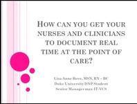 How Can You Get Your Nurses and Clinicians to Document Real-Time at the Point of Care? icon