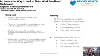 An Innovative Way to Look at Data: Workflow-Based Dashboards icon