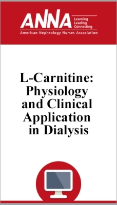 L-Carnitine: Physiology and Clinical Application in Dialysis