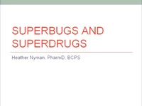 Superbugs and Superdrugs: What's New? icon