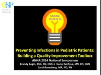 Preventing Infections in Pediatric Patients: Building a Quality Improvement Toolbox icon