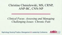 Clinical Focus: Assessing and Managing Challenging Issues: Chronic Pain (Cramps) icon