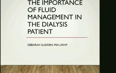 The Importance of Fluid Management in Dialysis Patients icon
