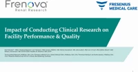 Impact of Conducting Clinical Research on Facility Performance and Quality icon