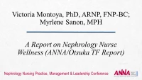 A Report on Nephrology Nurse Wellness (ANNA/Otsuka TF Report) icon
