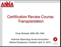 Certification Review Course: Transplant icon