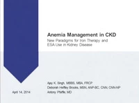Anemia Management in CKD: New Paradigms for Iron Therapy and ESA Use icon