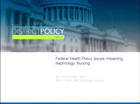 Health Policy Workshop, Part 1 ~ Current Federal Health Policies Impacting Nephrology Nursing icon