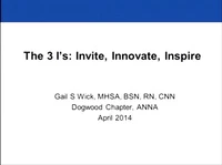 The 3 I's: Invite, Innovate, Inspire icon