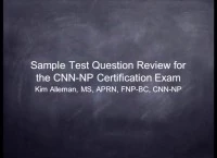 Sample Test Question Review for the CNN-NP Certification Exam icon