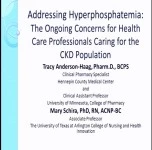 Addressing Hyperphosphatemia: The Ongoing Concerns for Health Care Professionals Caring for the CKD Population icon